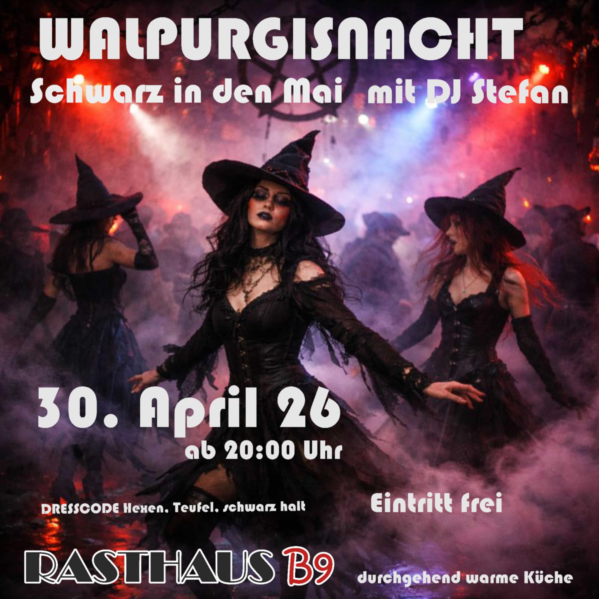 Walpurgisnacht | Schwarz in den Mai mit DJ Stefan